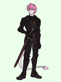 Full-body reference for an original DnD character - November 2023