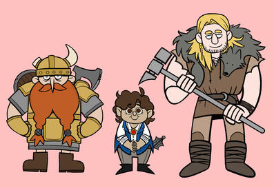 Fanart of characters from R. A. Salvatore&#39;s Legend Of Drizzt Novels - July 2024